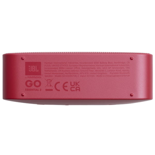 დინამიკი JBL JBLGOES2REDEU GO Essential 2, 3.1W, Bluetooth, Speaker, Red