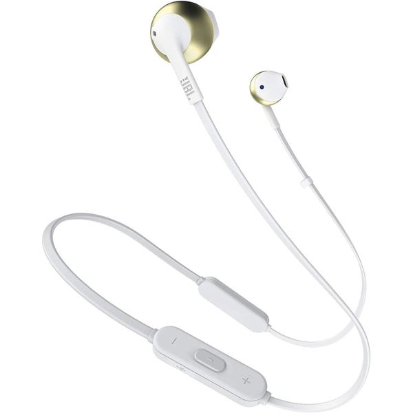 ყურსასმენი JBL JBLT205BTCGD Tune 205 BT, In-Ear Headphones, Wireless, Bluetooth, Champagne Gold
