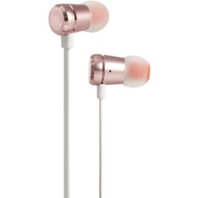 ყურსასმენი JBL JBLT290RGD Tune 290, In-Ear Headphones, Wired, 3.5mm, White