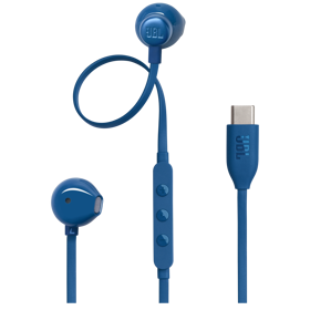 ყურსასმენი JBL JBLT305CBLU Tune 305 USB-C, In-Ear Headphones, Wired, Type-C, Blue