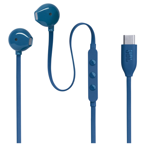 ყურსასმენი JBL JBLT305CBLU Tune 305 USB-C, In-Ear Headphones, Wired, Type-C, Blue