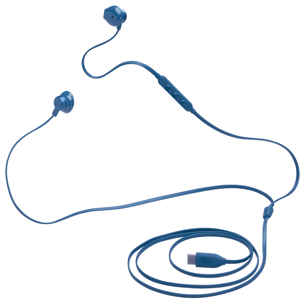 ყურსასმენი JBL JBLT305CBLU Tune 305 USB-C, In-Ear Headphones, Wired, Type-C, Blue