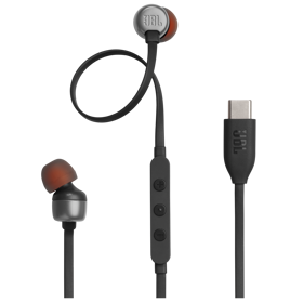 ყურსასმენი JBL JBLT310CBLK Tune 310 USB-C, In-Ear Headphones, Wired, Type-C, Black