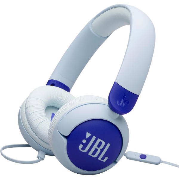 ყურსასმენი JBL JBLJR320BLU Junior 320, Headset, Wired, 3.5mm, White/Blue