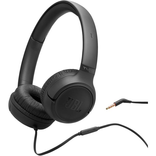 ყურსასმენი JBL JBLT530BLK Tune 530, Headset, Wired, 3.5mm, Black