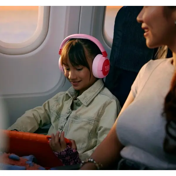 ყურსასმენი JBL JBLJR470NCPIK Junior 470NC, Headset, Wireless, Bluetooth, Pink