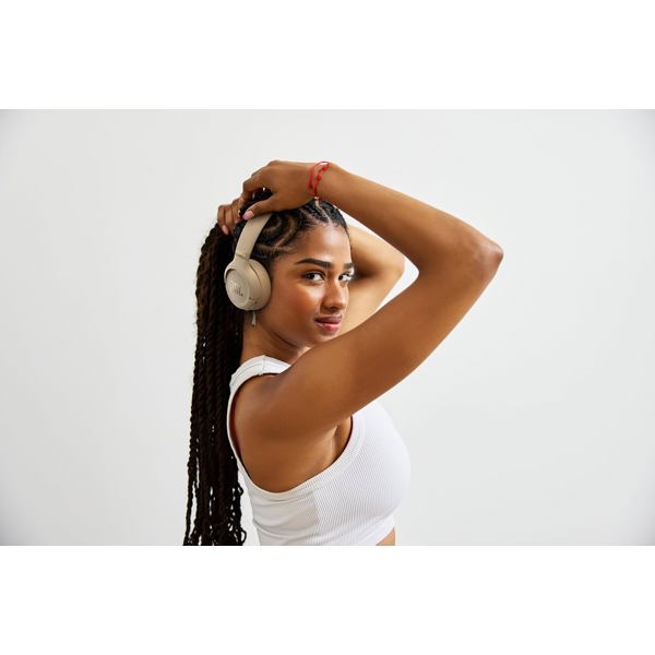 ყურსასმენი JBL JBLT680NCBEG Tune 680NC, Headset, Wireless, Bluetooth, 3.5mm, Beige