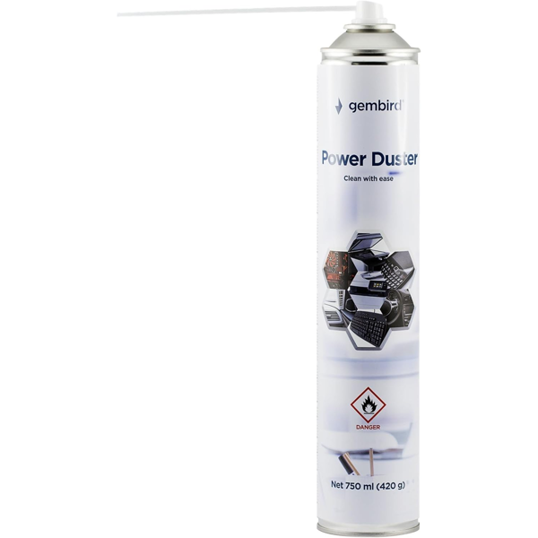 შეკუმშული ჰაერი Gembird CK-CAD-FL750-01, 750ml, Compressed Air Duster