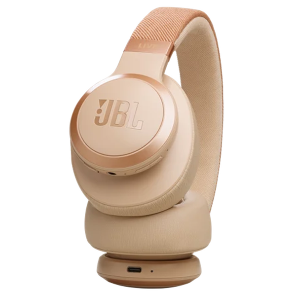ყურსასმენი JBL JBLLIVE770NCSAT Live 770NC, Headset, Wireless, Bluetooth, Beige