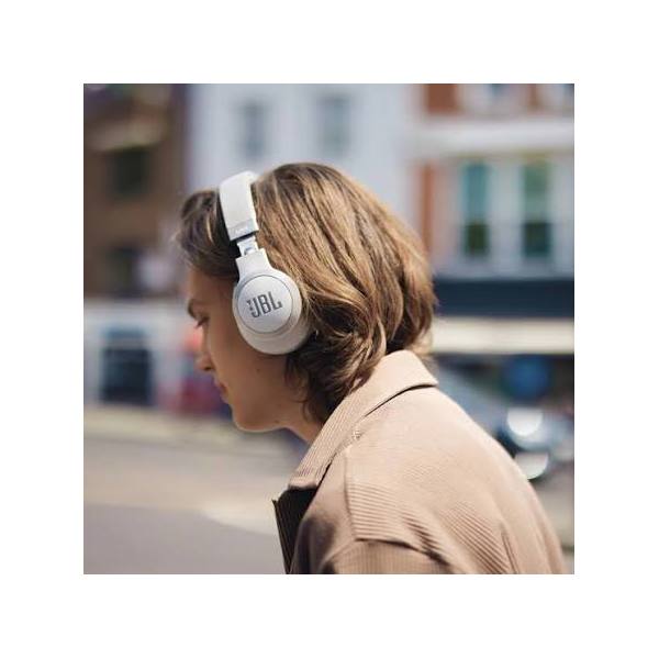ყურსასმენი JBL JBLLIVE770NCWHT Live 770NC, Headset, Wireless, Bluetooth, White