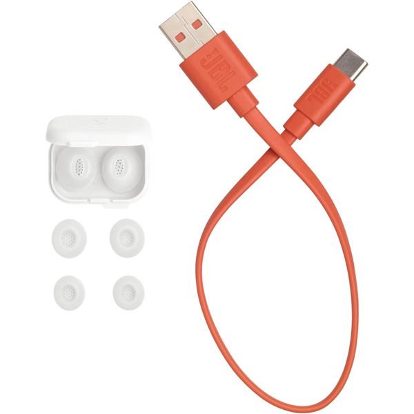 Earbuds JBL JBLTFLEX2WHT Tune Flex2, Wireless, Bluetooth, IP54, White