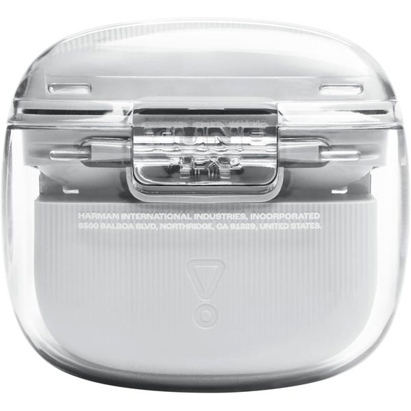 ყურსასმენი JBL JBLTFLEX2GWHT Tune Flex 2 Ghost Edition, Earbuds, Wireless, Bluetooth, IP54, White/Transparent