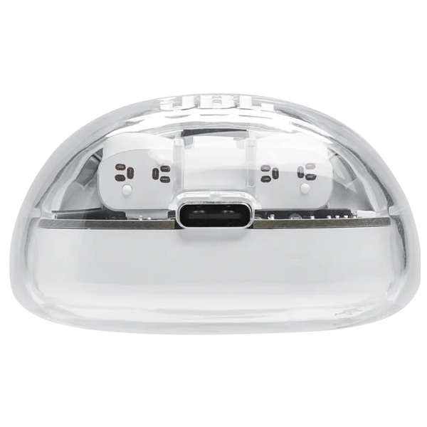 ყურსასმენი JBL JBLTFLEX2GWHT Tune Flex 2 Ghost Edition, Earbuds, Wireless, Bluetooth, IP54, White/Transparent