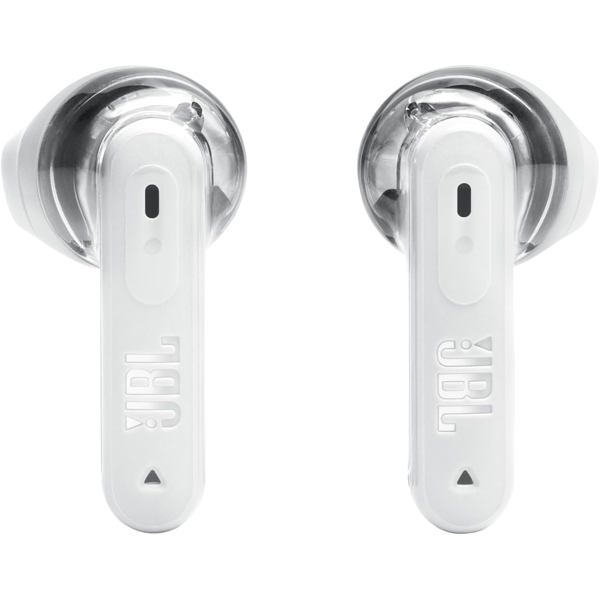 ყურსასმენი JBL JBLTFLEX2GWHT Tune Flex 2 Ghost Edition, Earbuds, Wireless, Bluetooth, IP54, White/Transparent