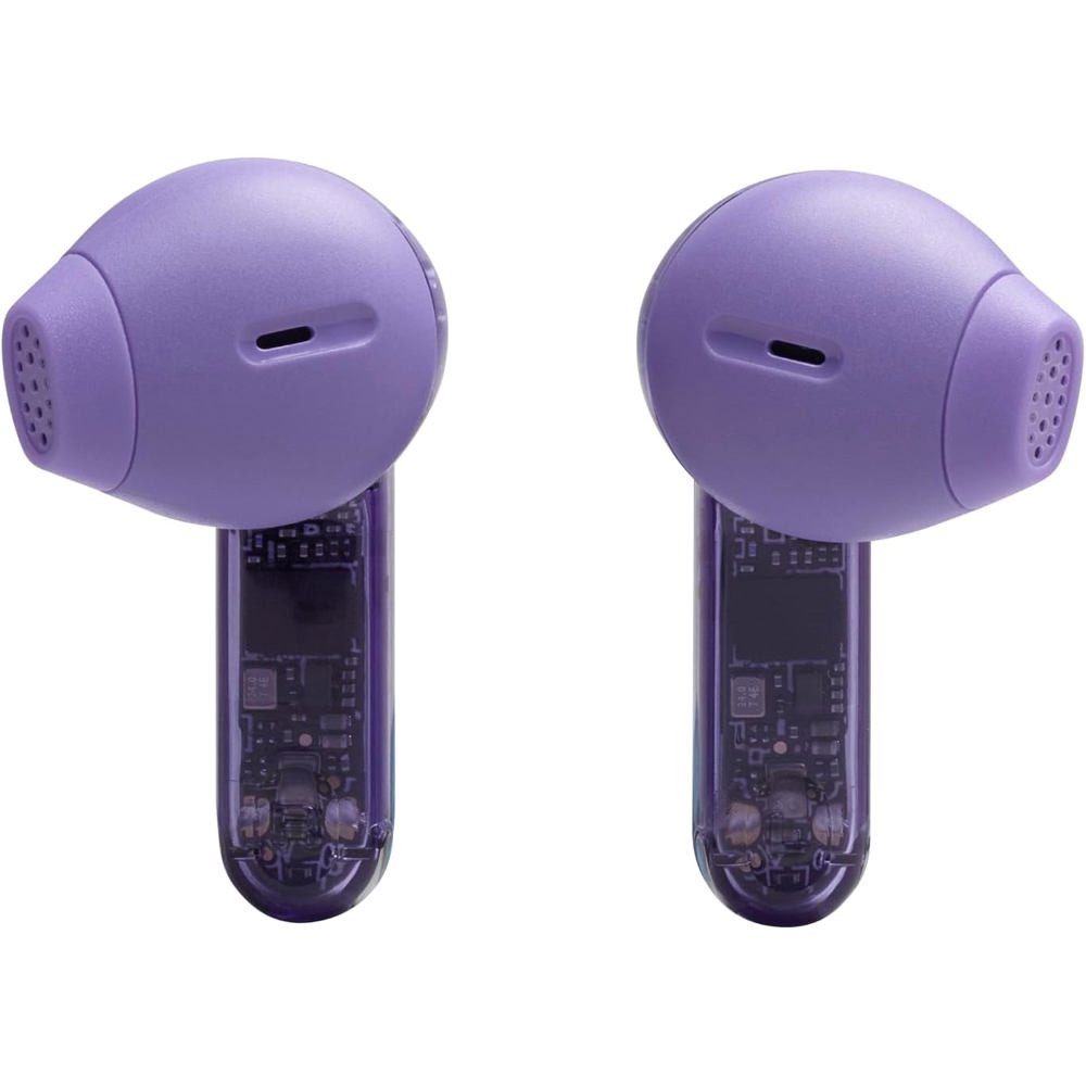 ყურსასმენი JBL JBLTFLEX2GMAE Tune Flex 2 Ghost Edition, Earbuds, Wireless, Bluetooth, IP54, Purple/Transparent