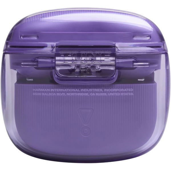 ყურსასმენი JBL JBLTFLEX2GMAE Tune Flex 2 Ghost Edition, Earbuds, Wireless, Bluetooth, IP54, Purple/Transparent