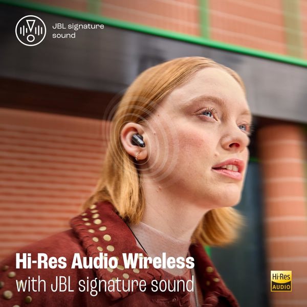 ყურსასმენი JBL JBLLIVEFLEX3BLK Live Flex3, Earbuds, Wireless, Bluetooth, IP54, Black