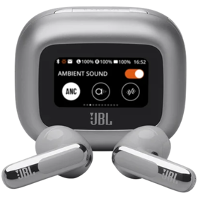 ყურსასმენი JBL JBLLIVEFLEX3PUR Live Flex3, Earbuds, Wireless, Bluetooth, IP54, Silver