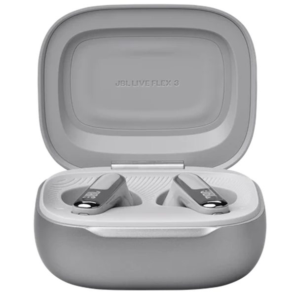 ყურსასმენი JBL JBLLIVEFLEX3PUR Live Flex3, Earbuds, Wireless, Bluetooth, IP54, Silver