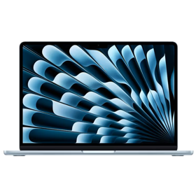 Notebook Apple MC7A4RU/A MacBook Air A3241, 15.3", M4, 16GB, 256GB SSD, Integrated, Sky Blue