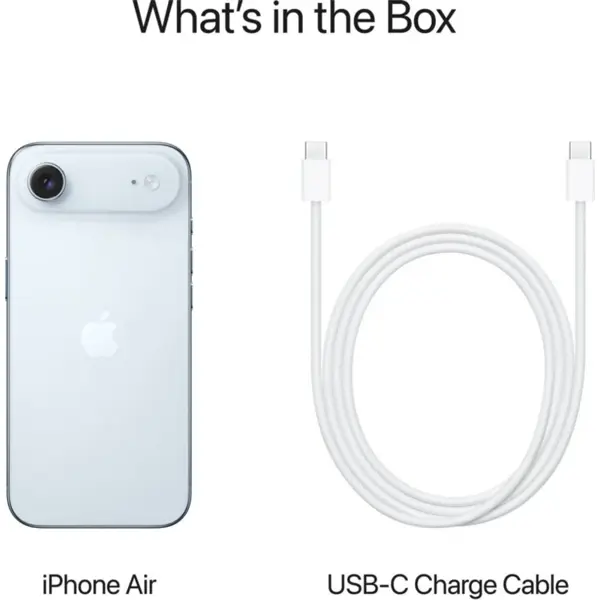 Mobile Phone Apple iPhone Air, 12GB, 256GB, ESIM Only, 5G, NFC, Sky Blue