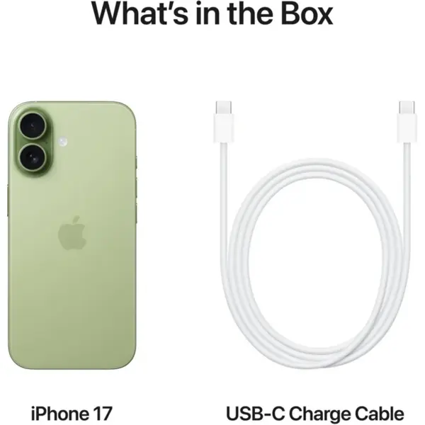 მობილური ტელეფონი Apple iPhone 17, 8GB, 256GB, SIM1 + ESIM, 5G, NFC, Sage