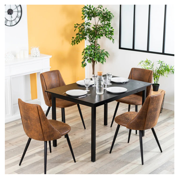 სკამი OEM 07021281 SMEG SUEDE, Chair, Brown