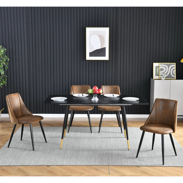 სკამი OEM 07021281 SMEG SUEDE, Chair, Brown