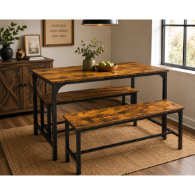 Table Set OEM 07021405 LOMANER 110 VINTAGE, Brown
