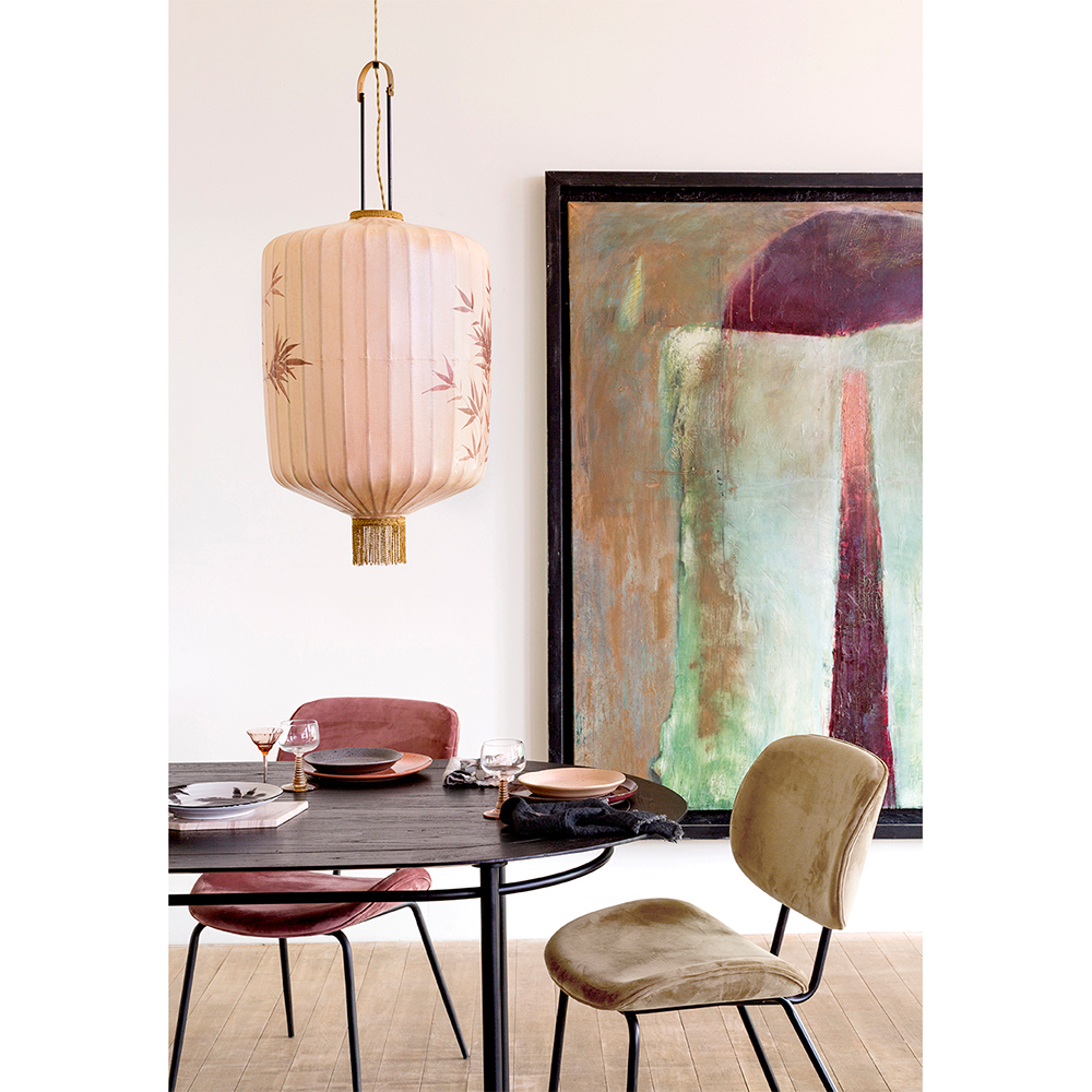 სკამი OEM 07021343 CLEON VELVET, Chair, Light Coffee