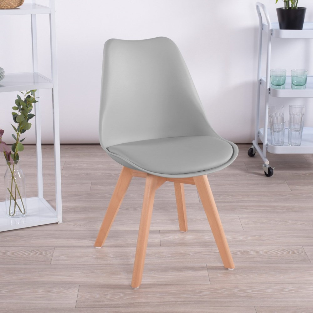 სკამი OEM 07021263 Frankfurt, Chair, Grey