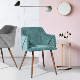 სკამი OEM 07021301 aldridge terry fabric, Chair, Dark Green