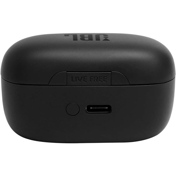 ყურსასმენი JBL JBLLIVEFRNCPTWSB Live Free NC + TWS, Earbuds, Wireless, Bluetooth, IPX7, Black