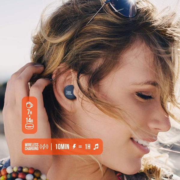 ყურსასმენი JBL JBLLIVEFRNCPTWSB Live Free NC + TWS, Earbuds, Wireless, Bluetooth, IPX7, Black