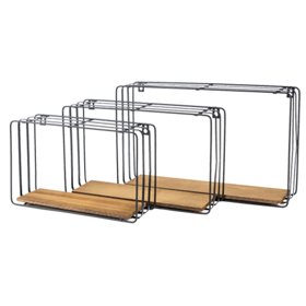 Bookshelf Domax FWL 1 LOFT 400/345/300, Brown