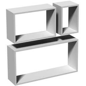 Bookshelf Domax FRS 1 600/380/170, White