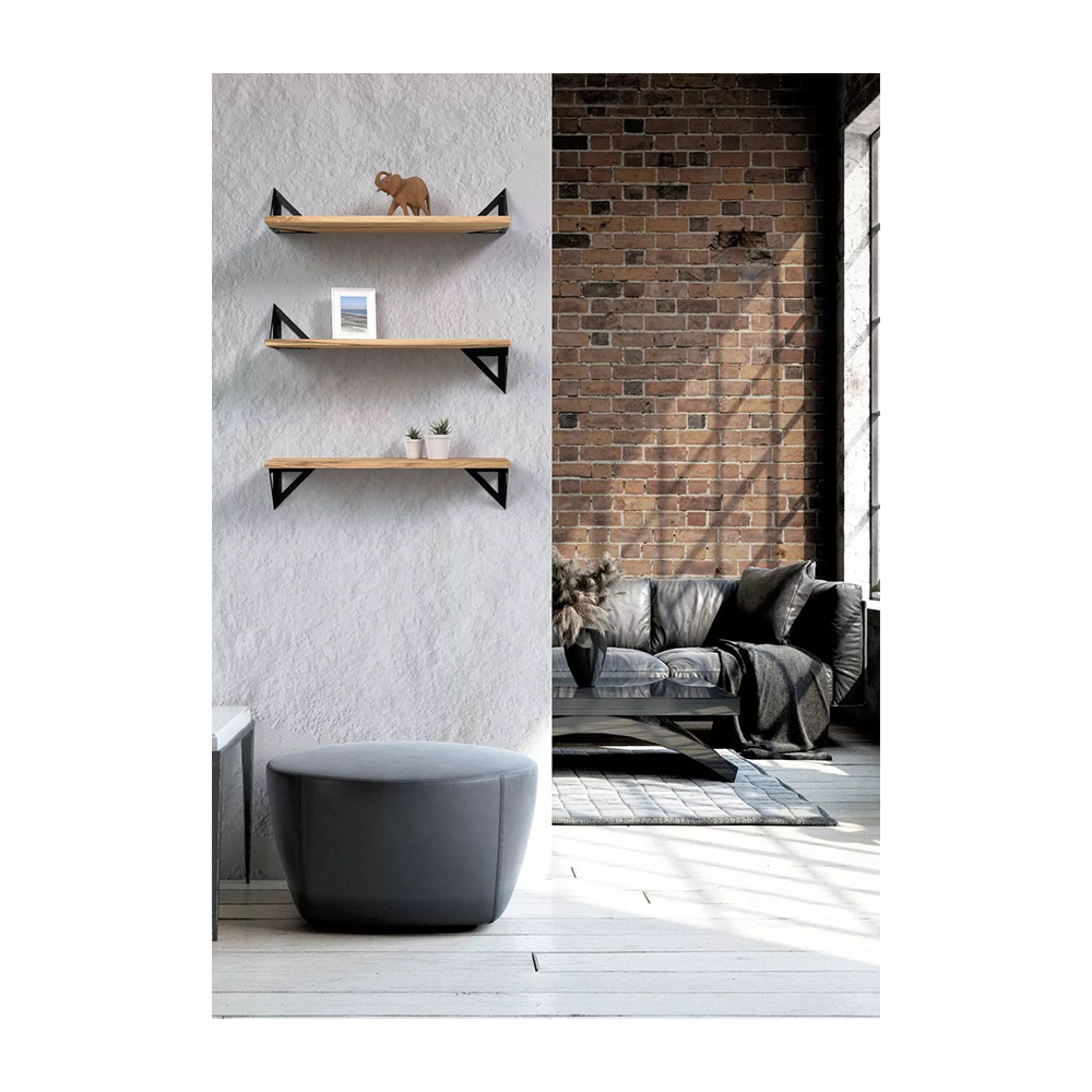 თარო Domax FBL 1 LOFT, Shelves Set, Brown