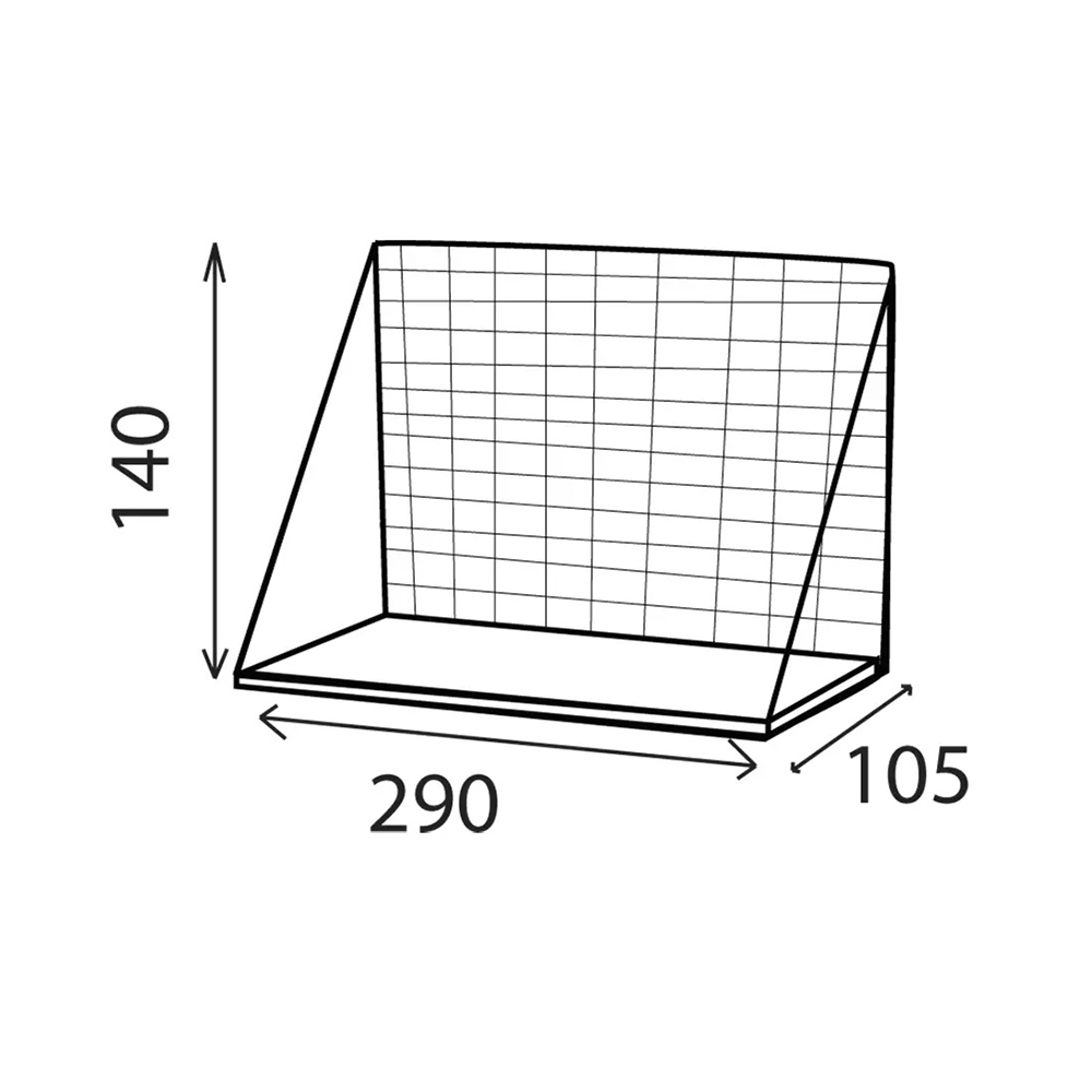 თარო Domax LOFT FWL 5, Shelf, Brown