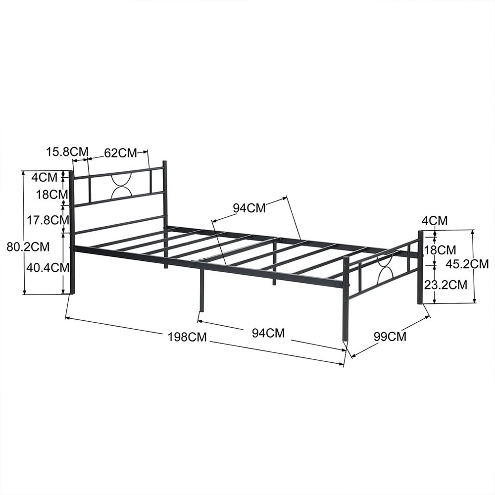 Bed OEM 07070075, Black