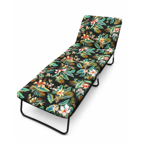 Folding Bed Patio PA-KOMFORT bed 6 G055-04PB H, Black