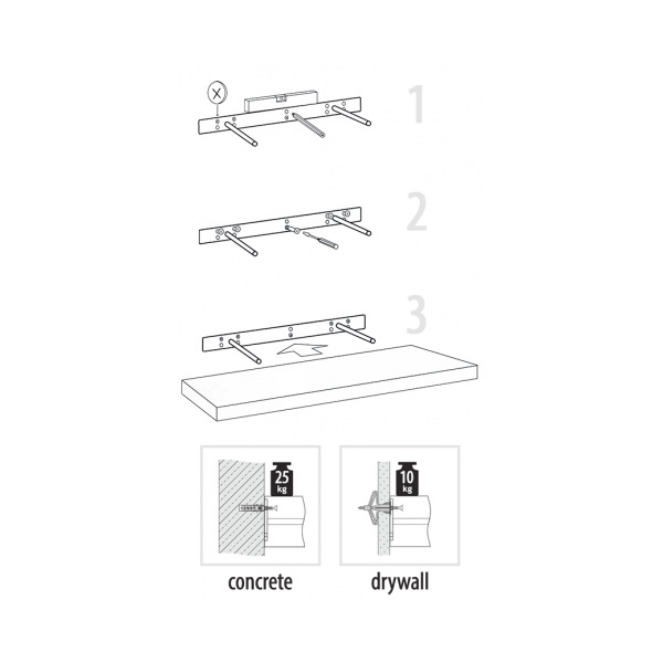 Bookshelf Domax FS 24/24, Black
