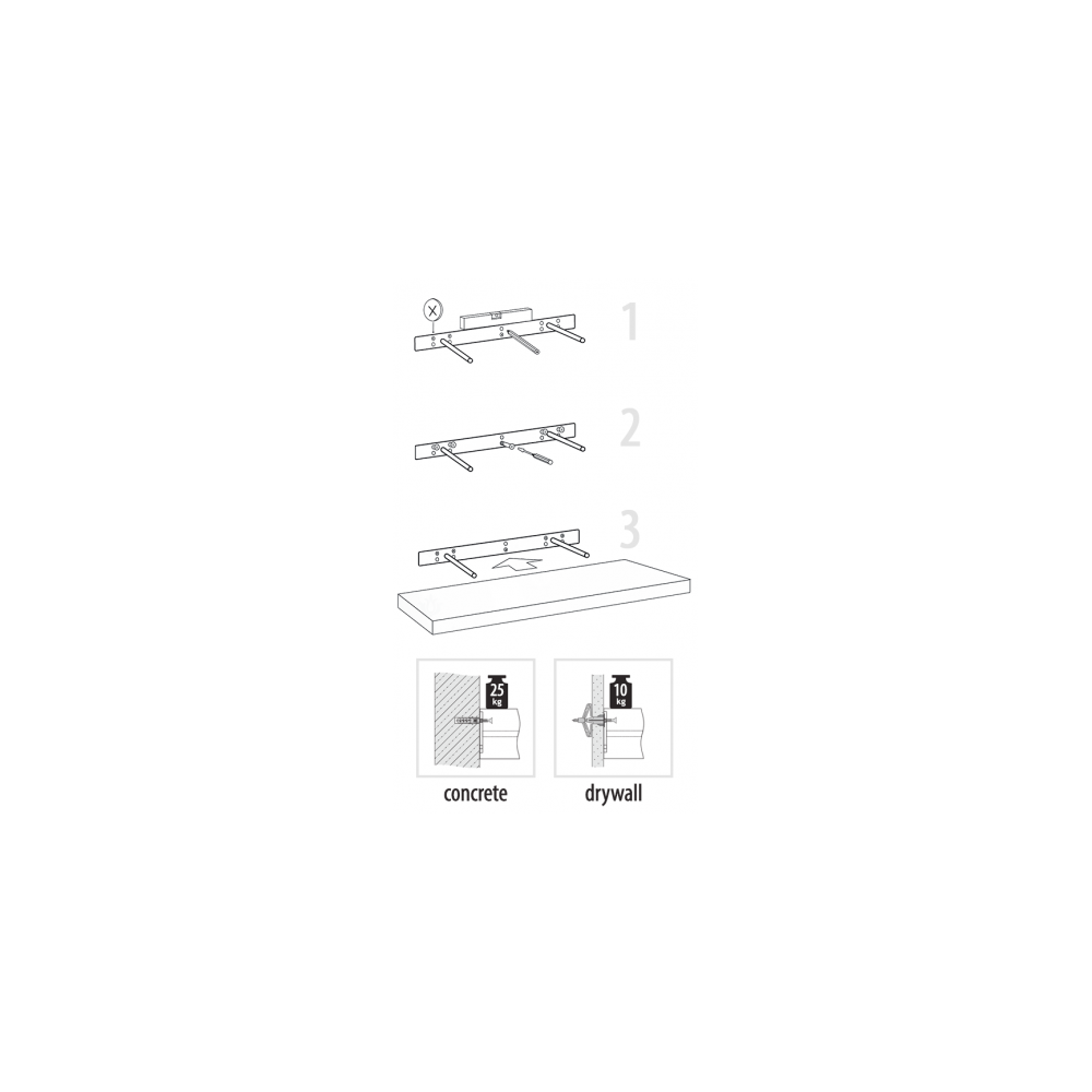 Bookshelf Domax FS 24/24, Black