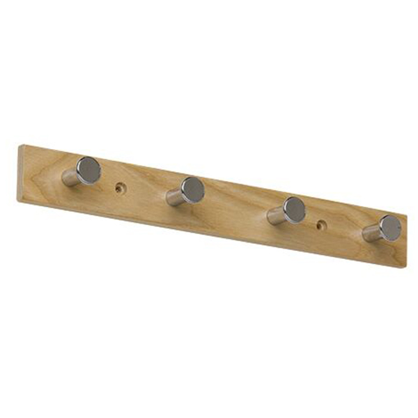 Clothes Hanger Domax WUF2, Wood/Silver