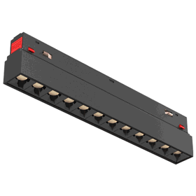 რელსის მაგნიტური სანათი LINUS LED 18W 4000K V2-3, Linear dot, Black