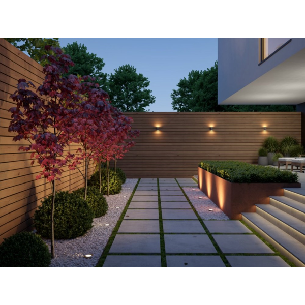 ფასადის განათება GTV TIAGO 13017428, Lighting, Silver