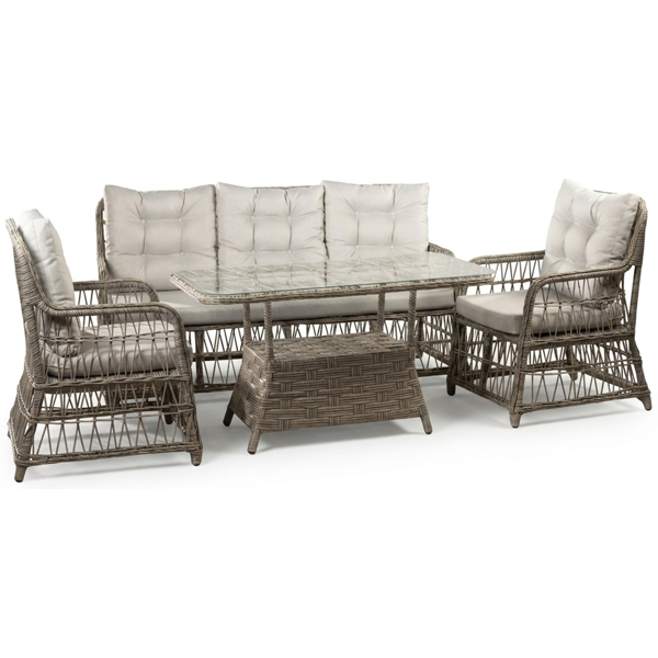 Furniture Set Comfort Room ELY3-GREY, 4Pcs, Grey