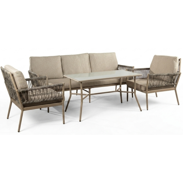 Furniture Set Comfort Room YLS8155A-CREAM, 4Pcs, Beige