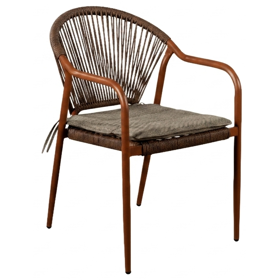 Garden Chair Comfort Room YLC5160C-BROWN, Brown