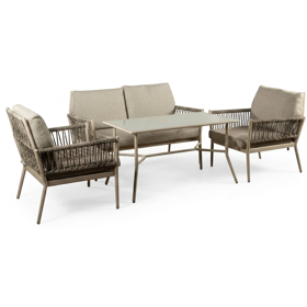 ბაღის ავეჯის კომპლექტი Comfort Room YLS8155-CREAM, 5Pcs, Furniture Set, Beige