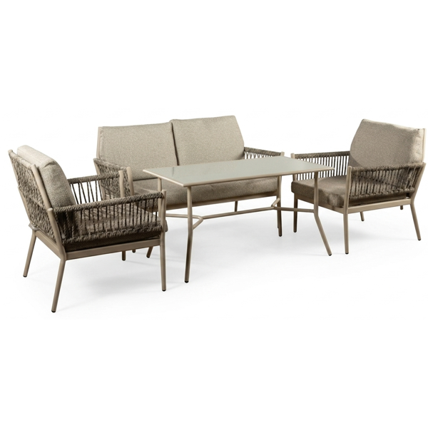 ბაღის ავეჯის კომპლექტი Comfort Room YLS8155-CREAM, 5Pcs, Furniture Set, Beige